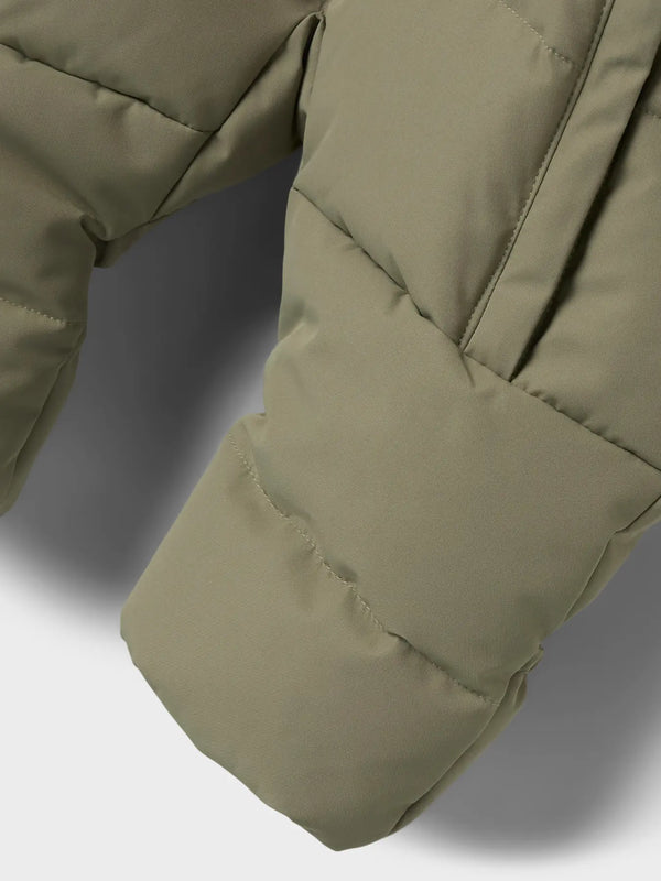 NBMLAMEDOW03 PUFFER SNOWSUIT FO LIL