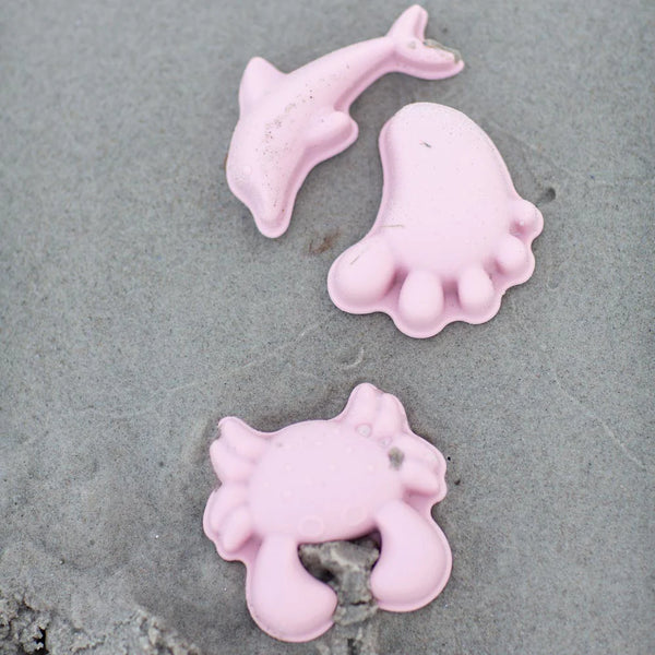 Scrunch - Sandspielset 4 Sandförmchen aus Silikon