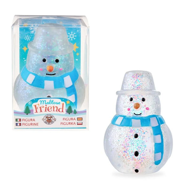 Glitzer Maltose Squeezy Schneemann