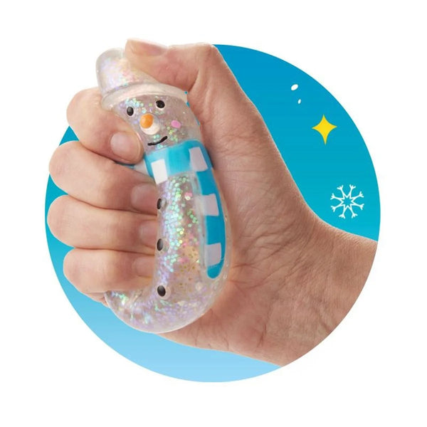 Glitzer Maltose Squeezy Schneemann