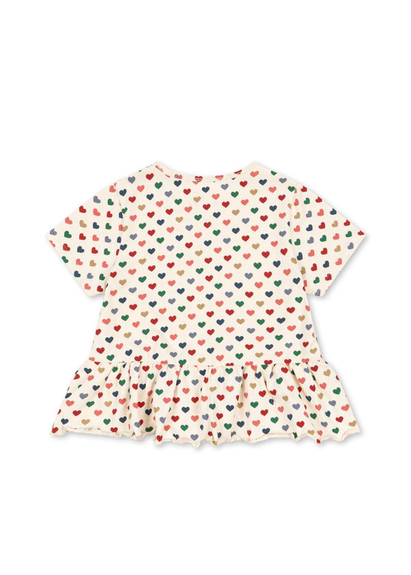 BASIC FRILL TEE - T-Shirt Herz