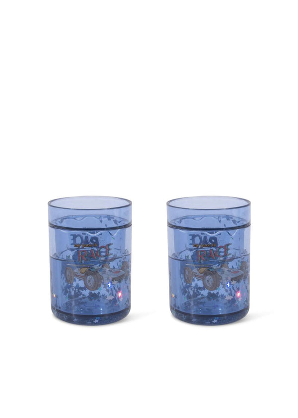 2 Pack Glitzerbecher Race