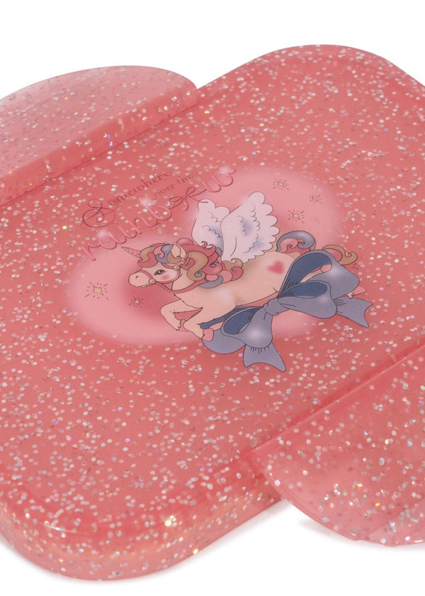 LUNCH BOX GLITTER - Einhorn