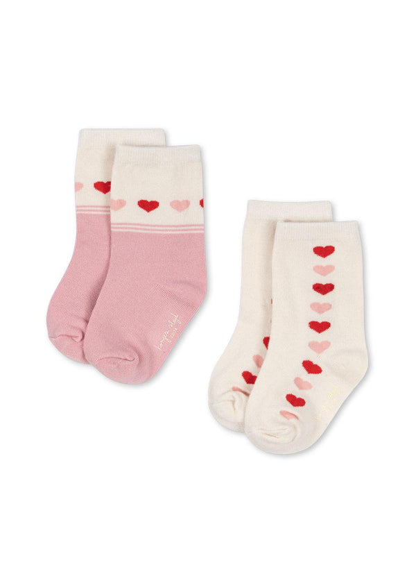 2 PACK JAQUARD SOCKS