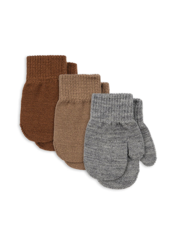 3er Set Handschuhe Fäustlinge