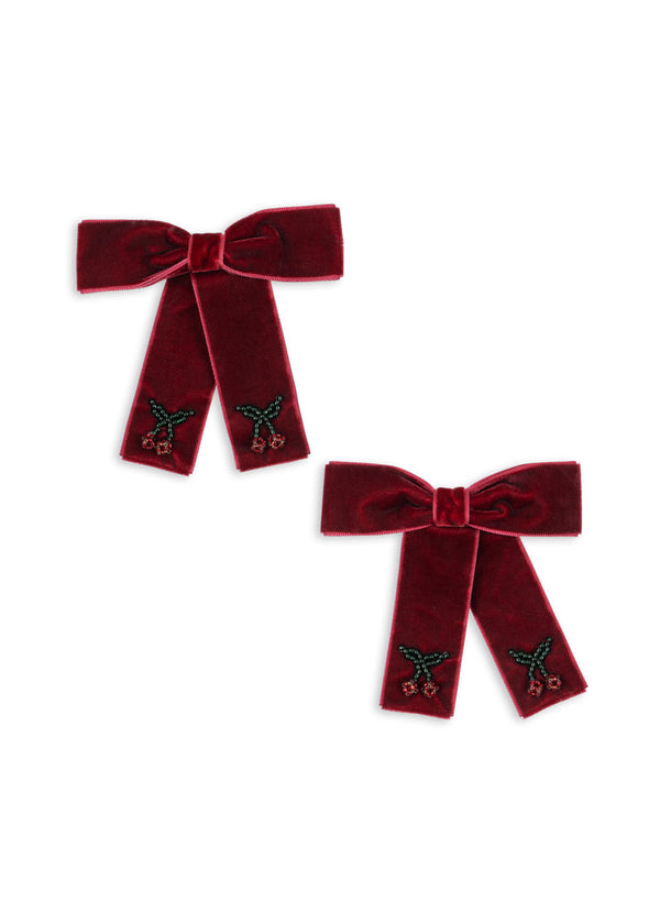 JULIETTE BOW HAIR CLIP 2er Set