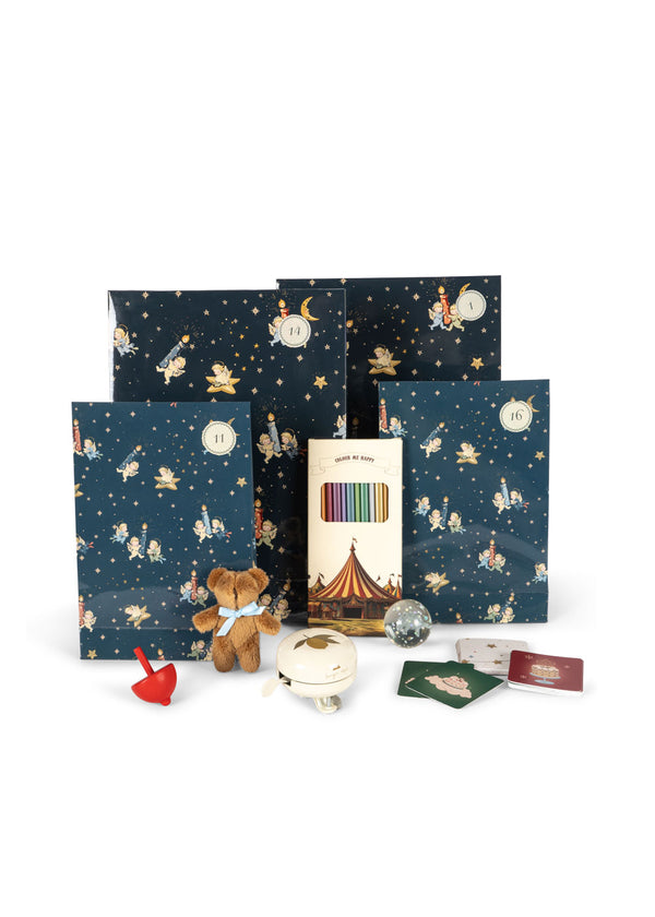 Adventskalender Konges Sloejd blau - 24 teilig