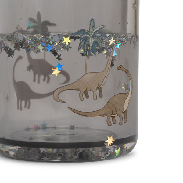 2 Pack Glitzerbecher Dino