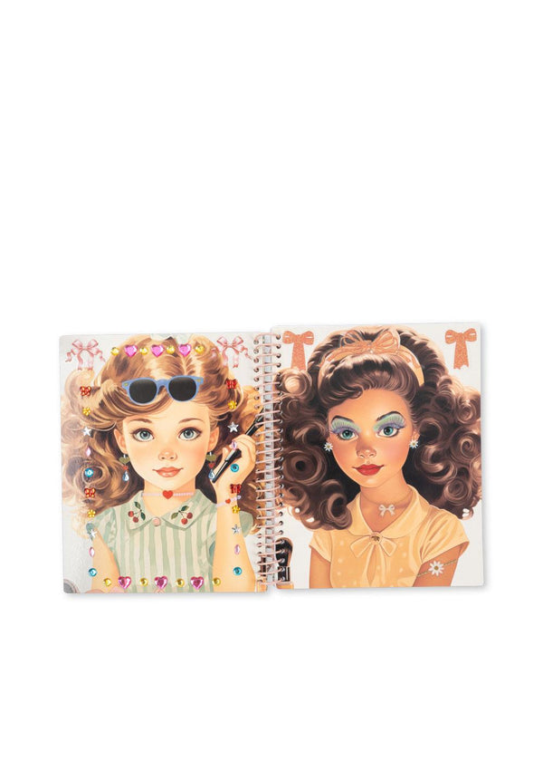 GLAM ME UP STICKER BOOK - Schminkbuch