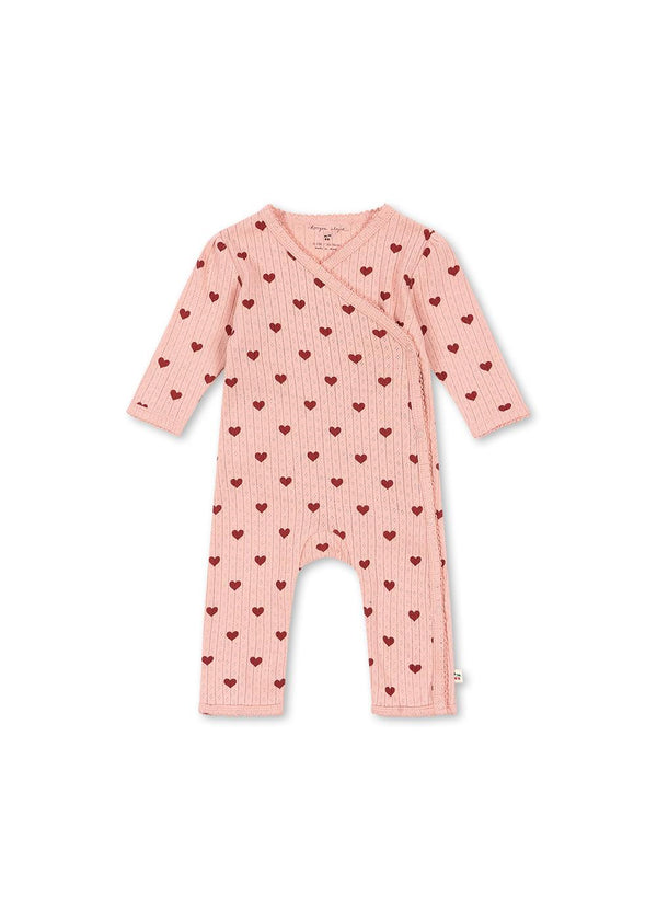 MINNIE NEWBORN ONESIE - AMOUR ROUGE