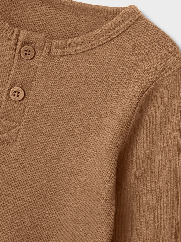 NMNNOEL NEB WOOL LS SLIM TOP LIL
