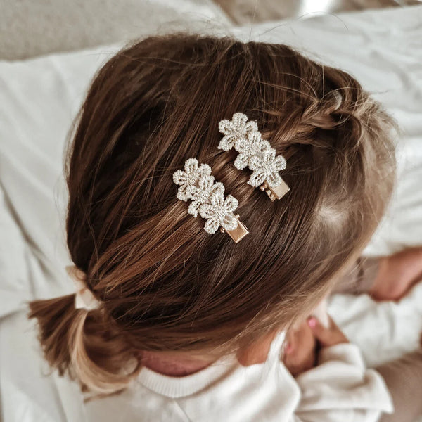 Haarspangen mit Blumen - Mini flowers