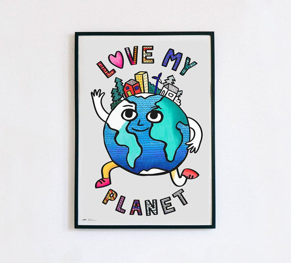 OMY Giant Ausmalposter Love my planet