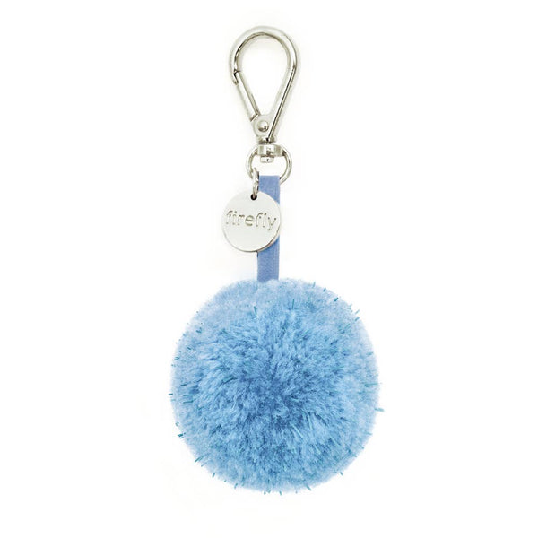 Reflektierender Pom-Pom-Ball, Babyblau