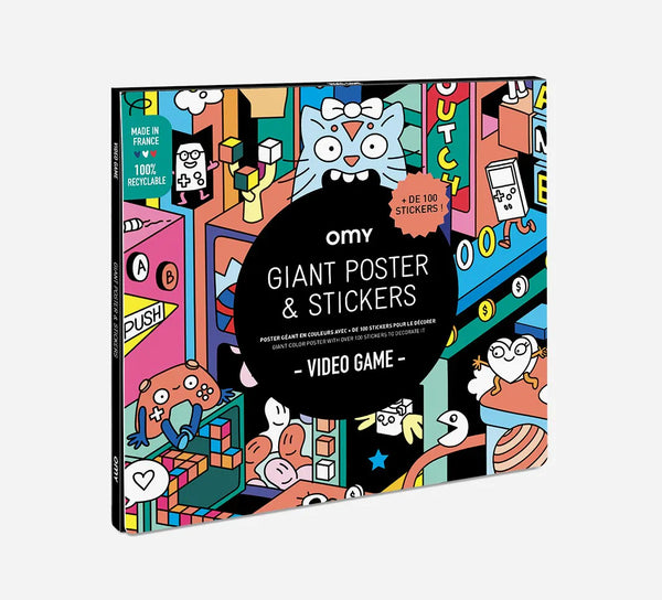 Giant Sticker Poster Videogame