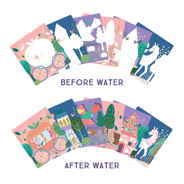 Fairy Tale Staffelei Wasserkarte und Stift